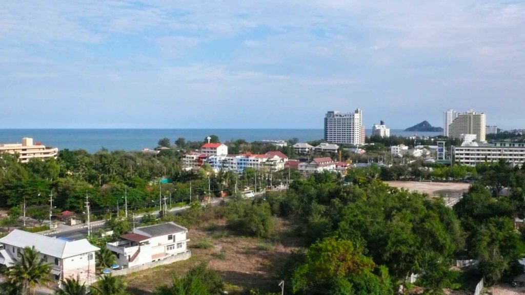 HUA HIN , vue sur la ville