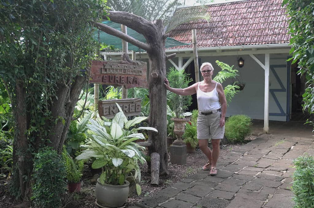 EUREKA, l'entrée de la maison créole