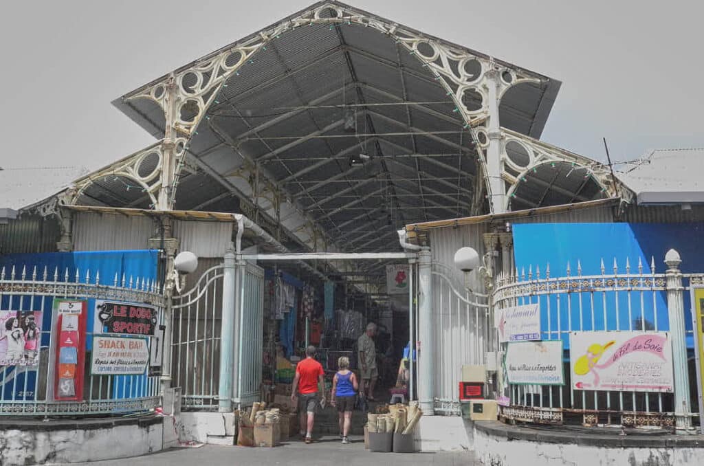 L'entrée du Marché Malgache