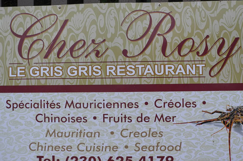 Le GRIS GRIS, chez ROSY