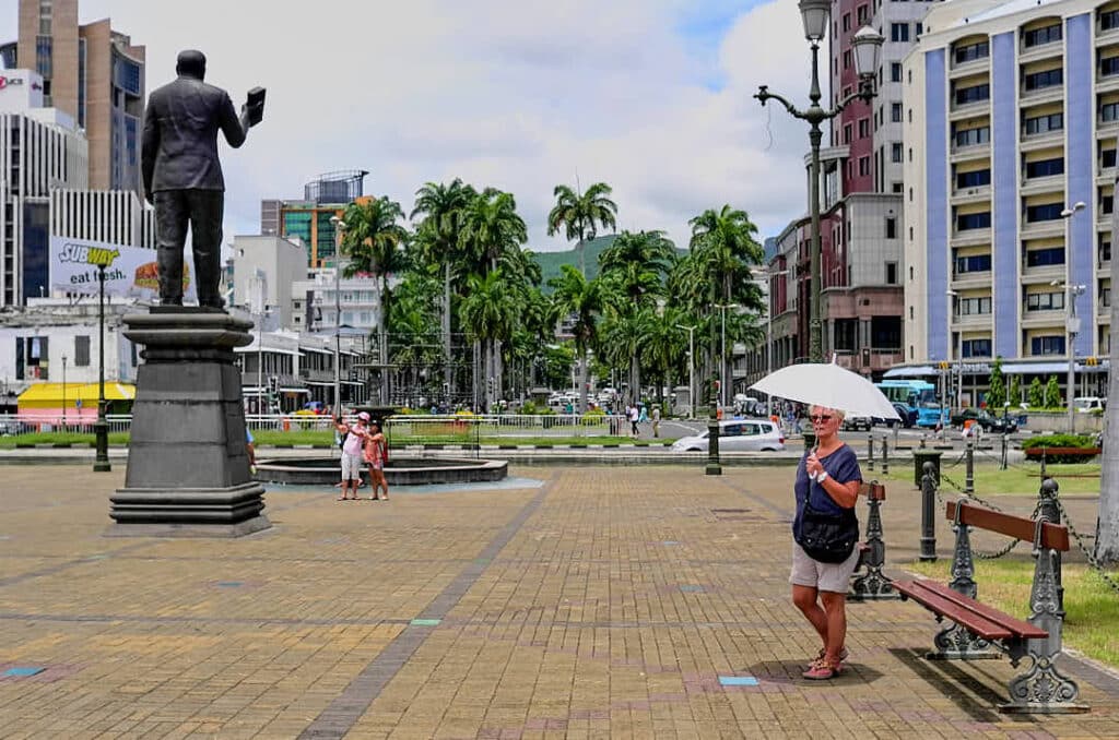 La belle et le premier President de Maurice